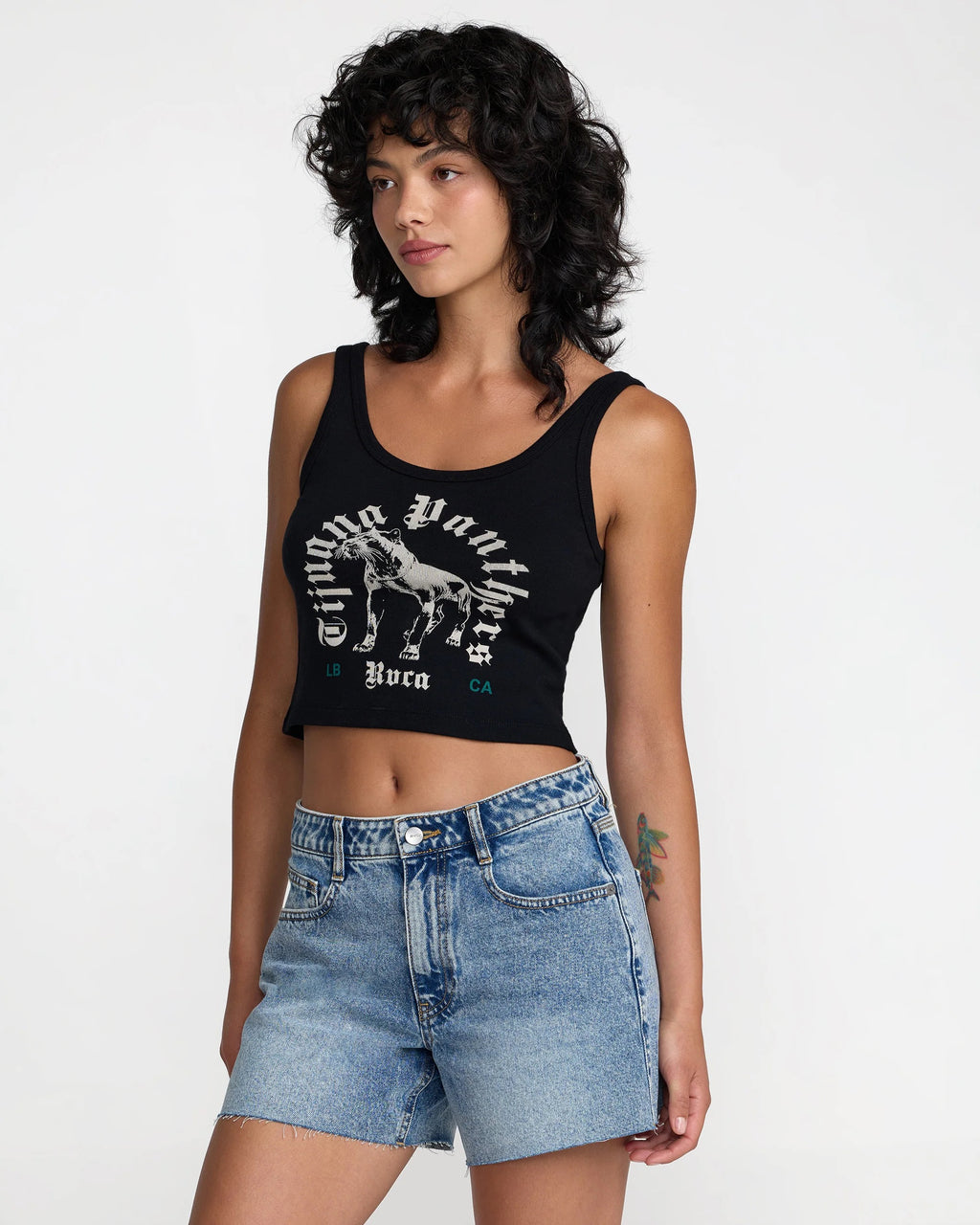 Tijuana Panthers Tank - RVCA Black