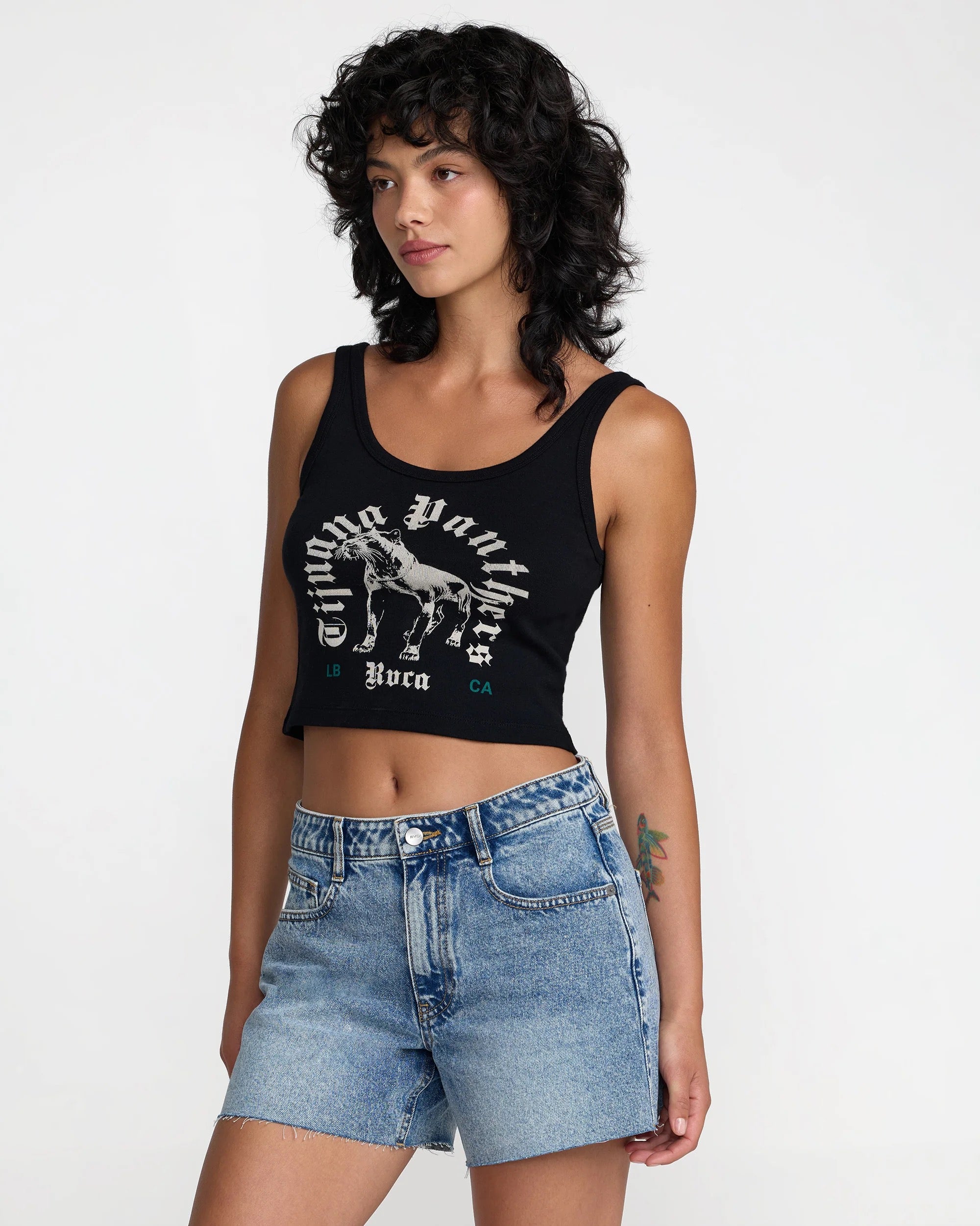 Tijuana Panthers Tank - RVCA Black