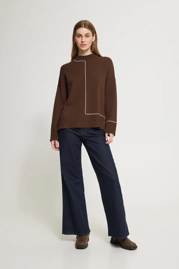 Ballia Pullover - Chicory Coffee