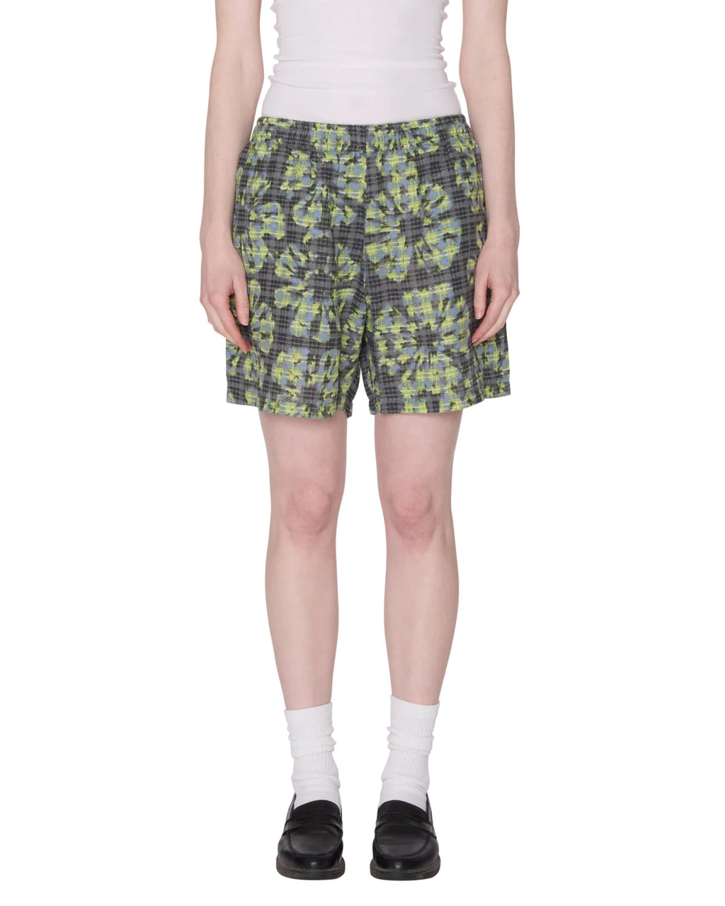 Odi Plaid Short - Charcoal Multi