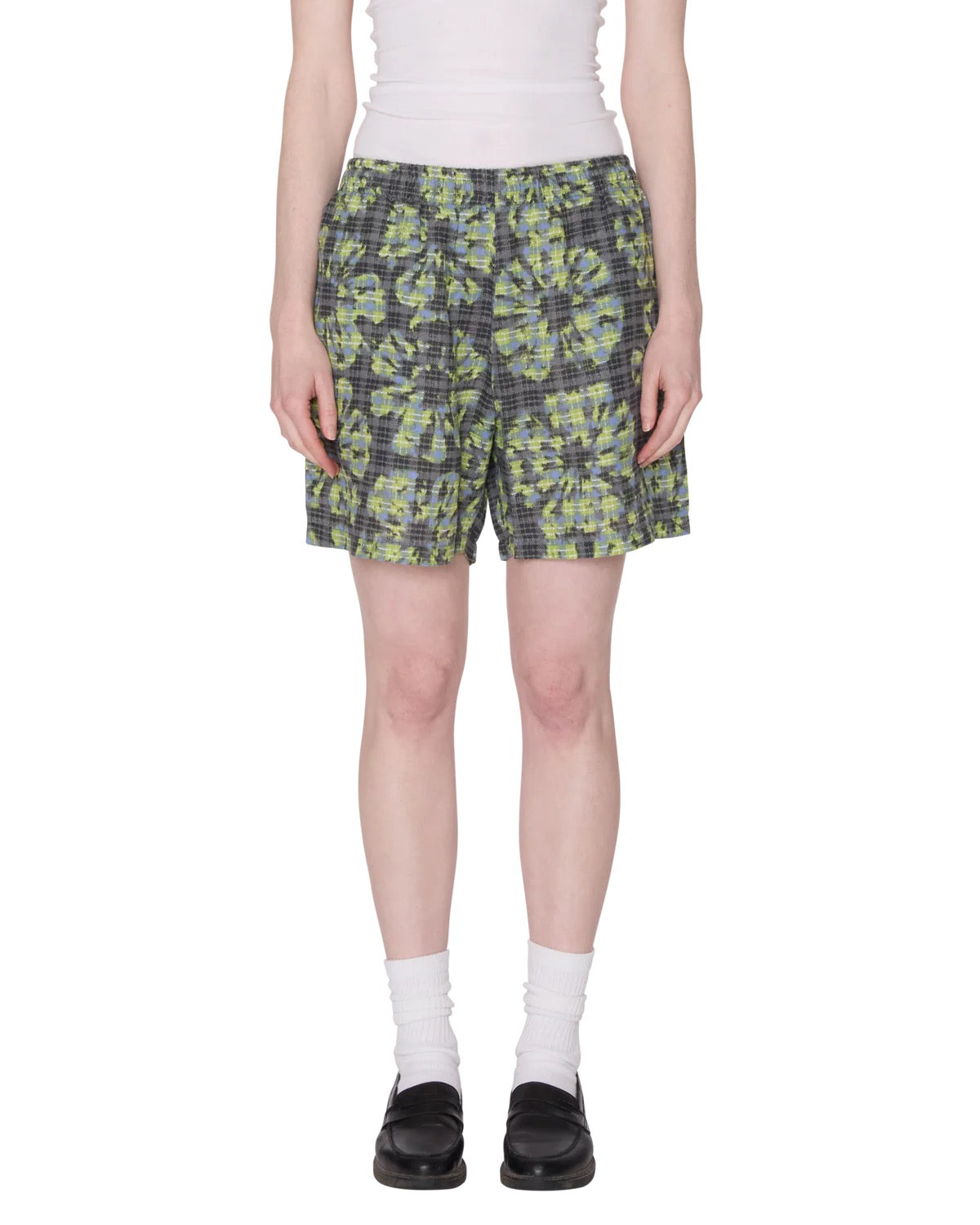 Odi Plaid Short - Charcoal Multi