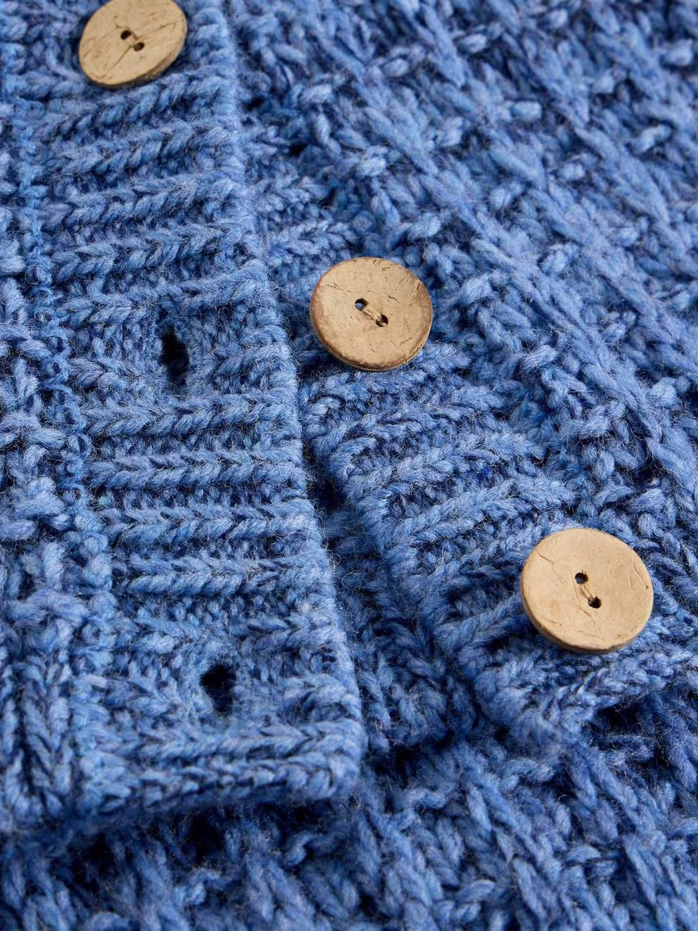 Maxine Button Tank - Mid Blue