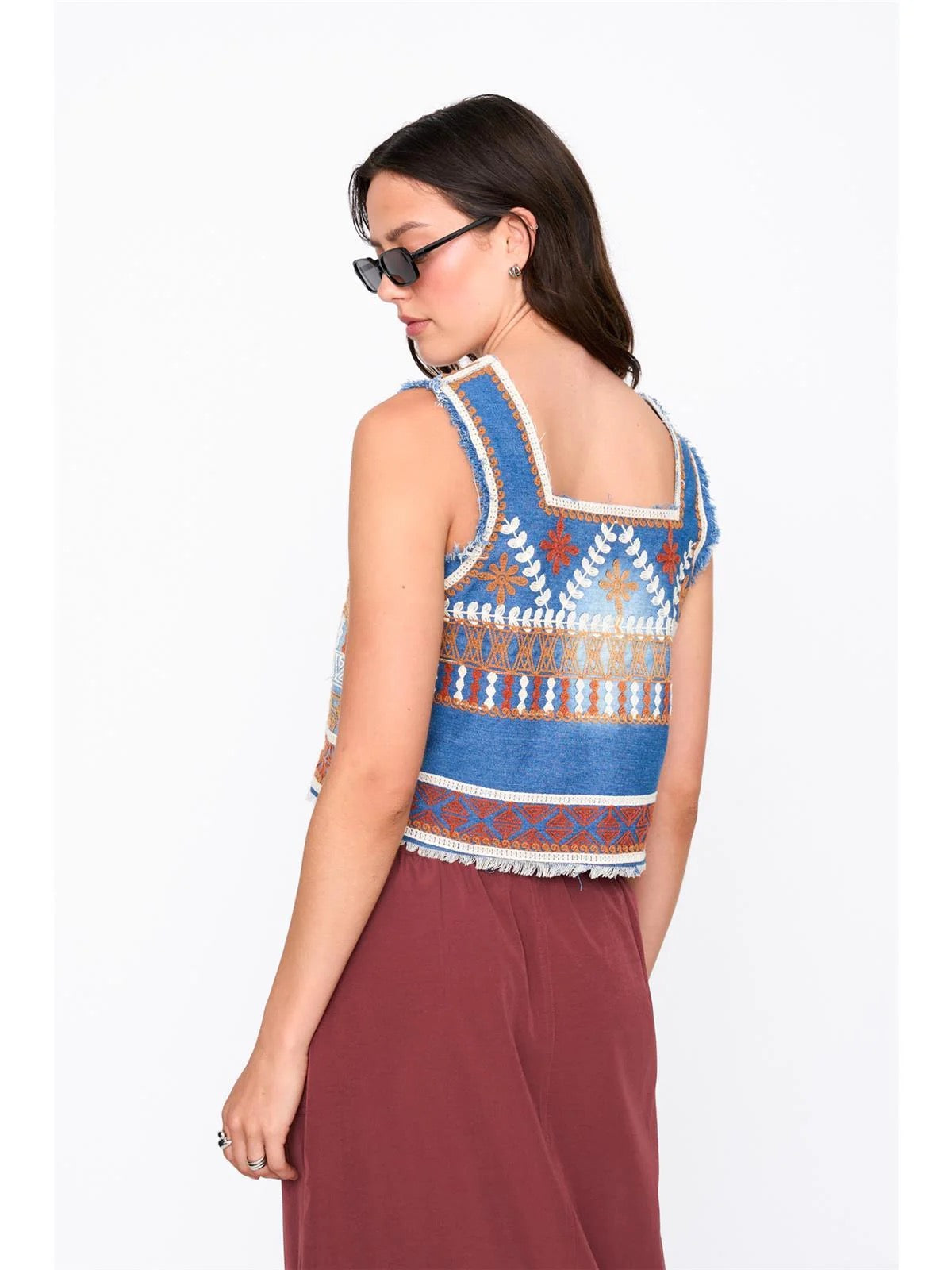 Patterned Vest