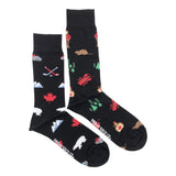 Canada Icons Mismatched Socks M