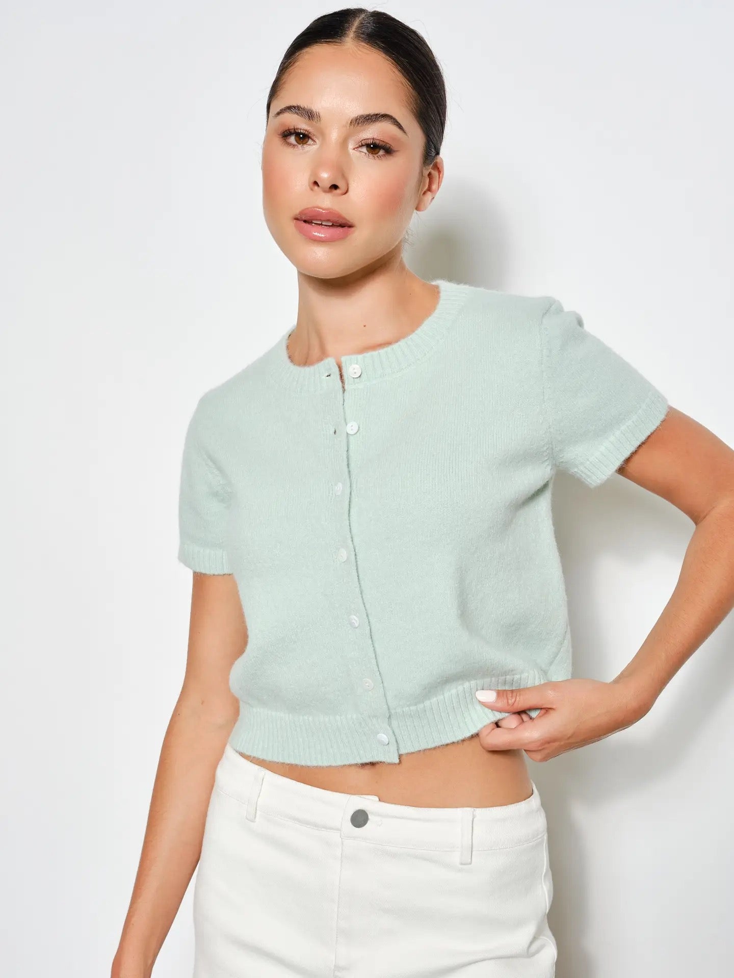 Raven Short Sleeve Cardigan