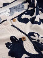 Lulu Print Cardigan - Natural Print