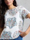 Abbie Tee - White Print
