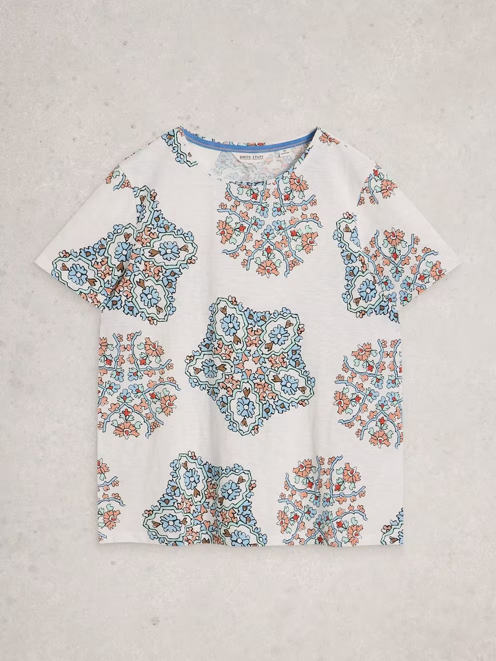 Abbie Tee - White Print