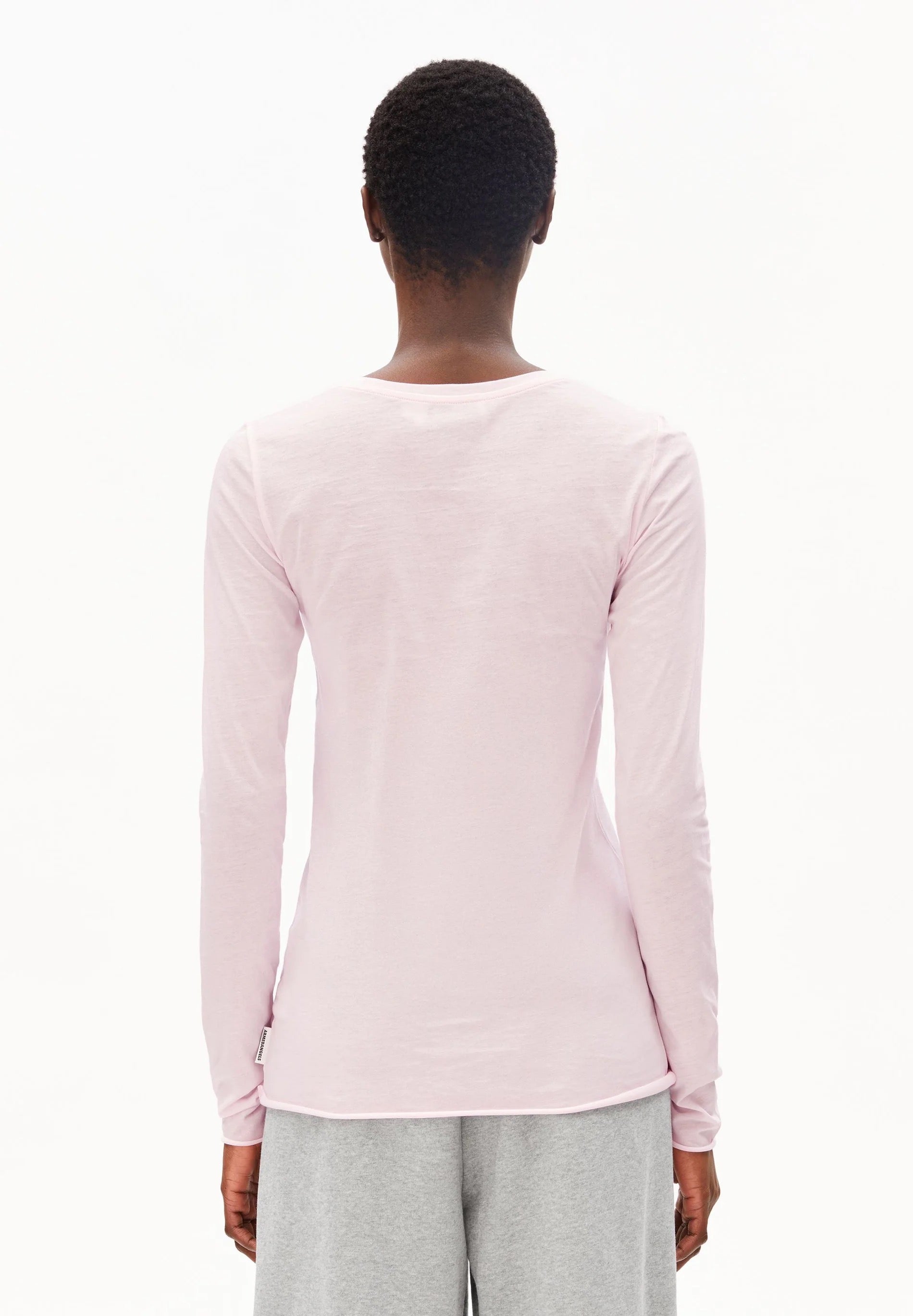 Einaara Soft Long Sleeve T Shirt - Pink Mist