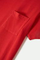 Carefree Organic Garment Dyed Perfect Tee - Crimson