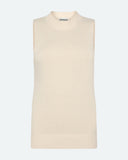 Mai Knit Vest - Brown Rice