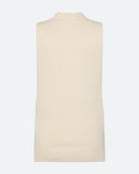 Mai Knit Vest - Brown Rice