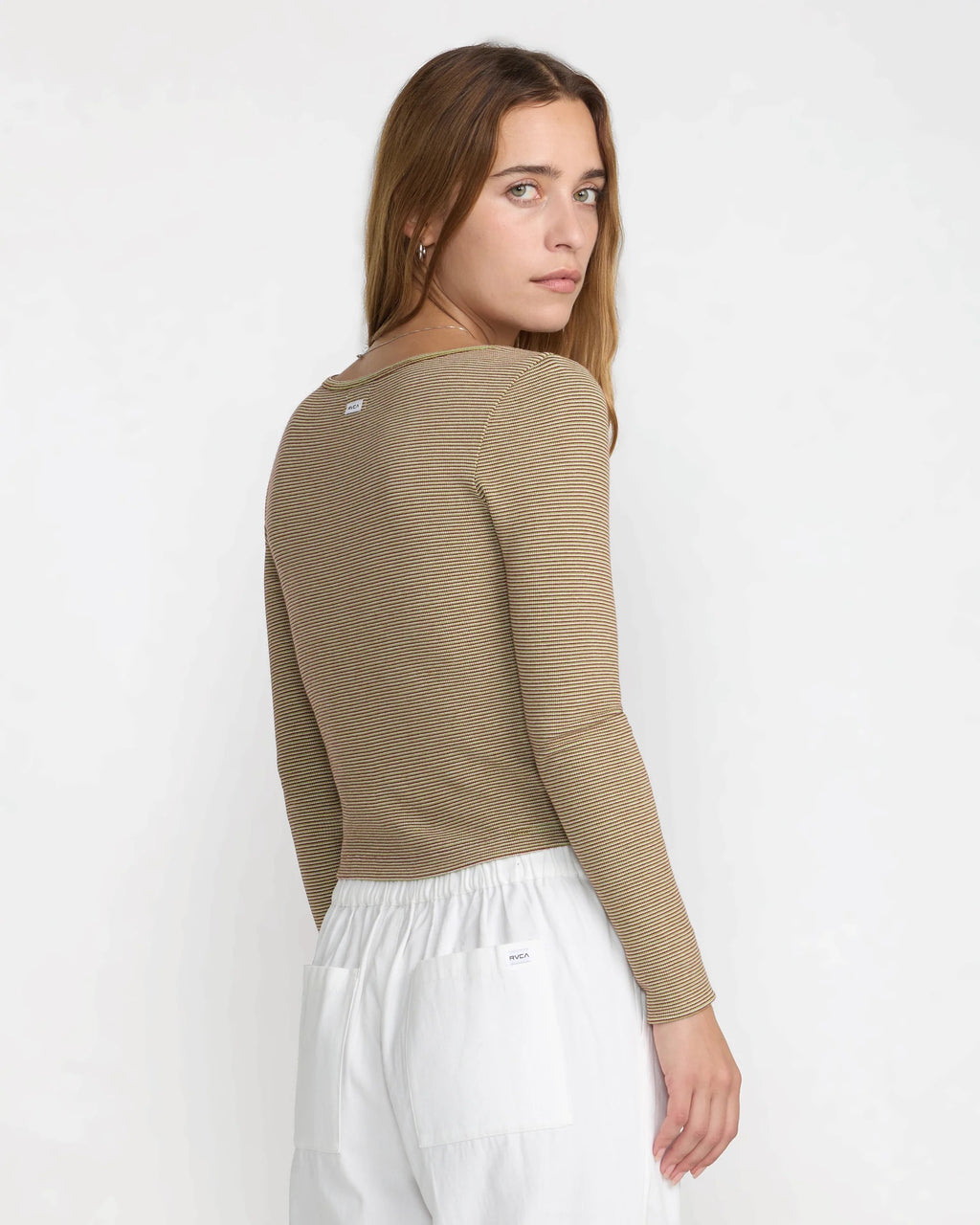 Jungle Long Sleeve Scoop Neck - Desert