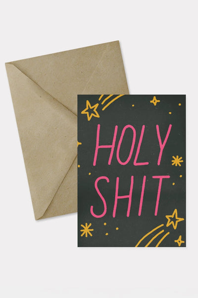 Holy Shit Greeting Card