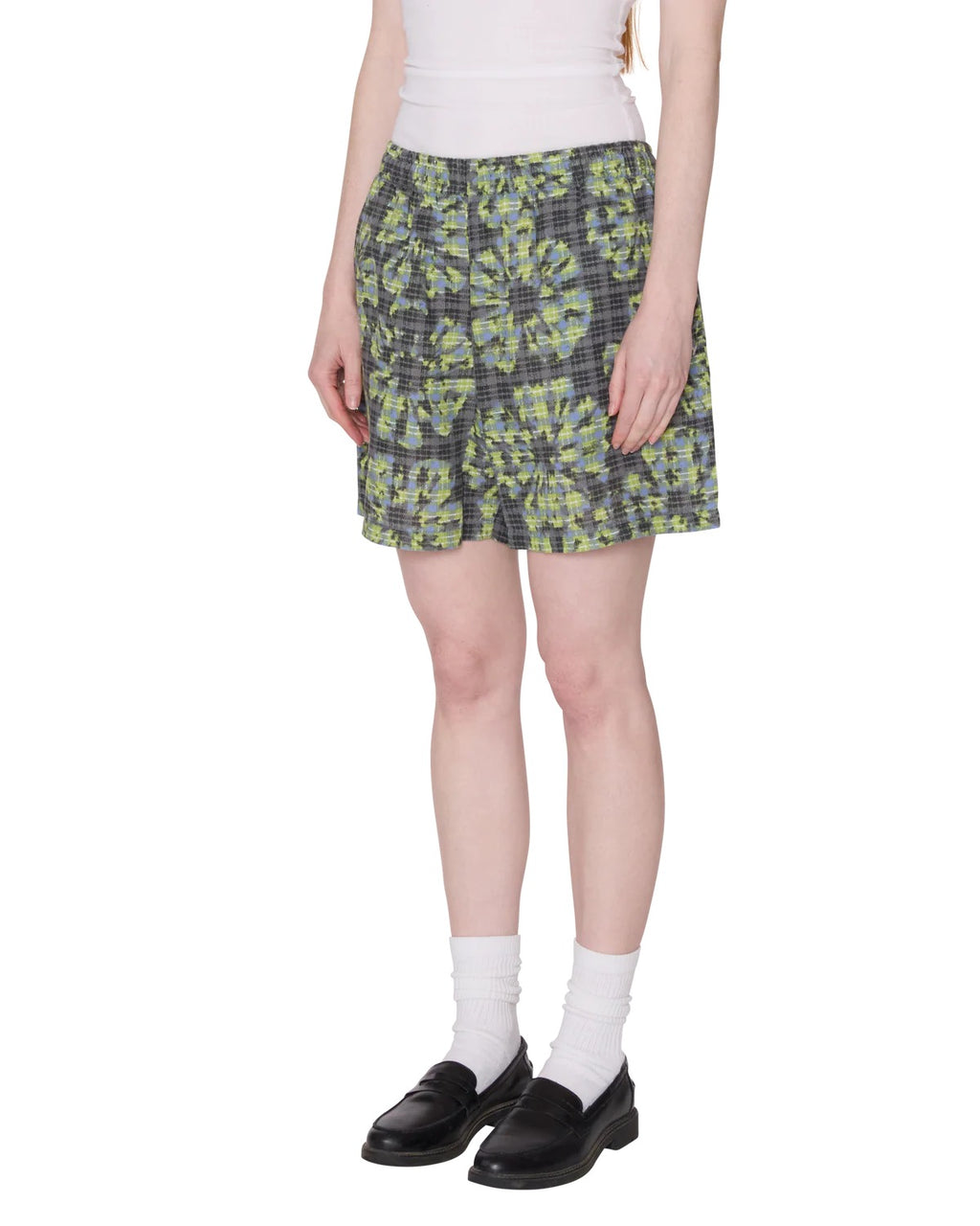 Odi Plaid Short - Charcoal Multi