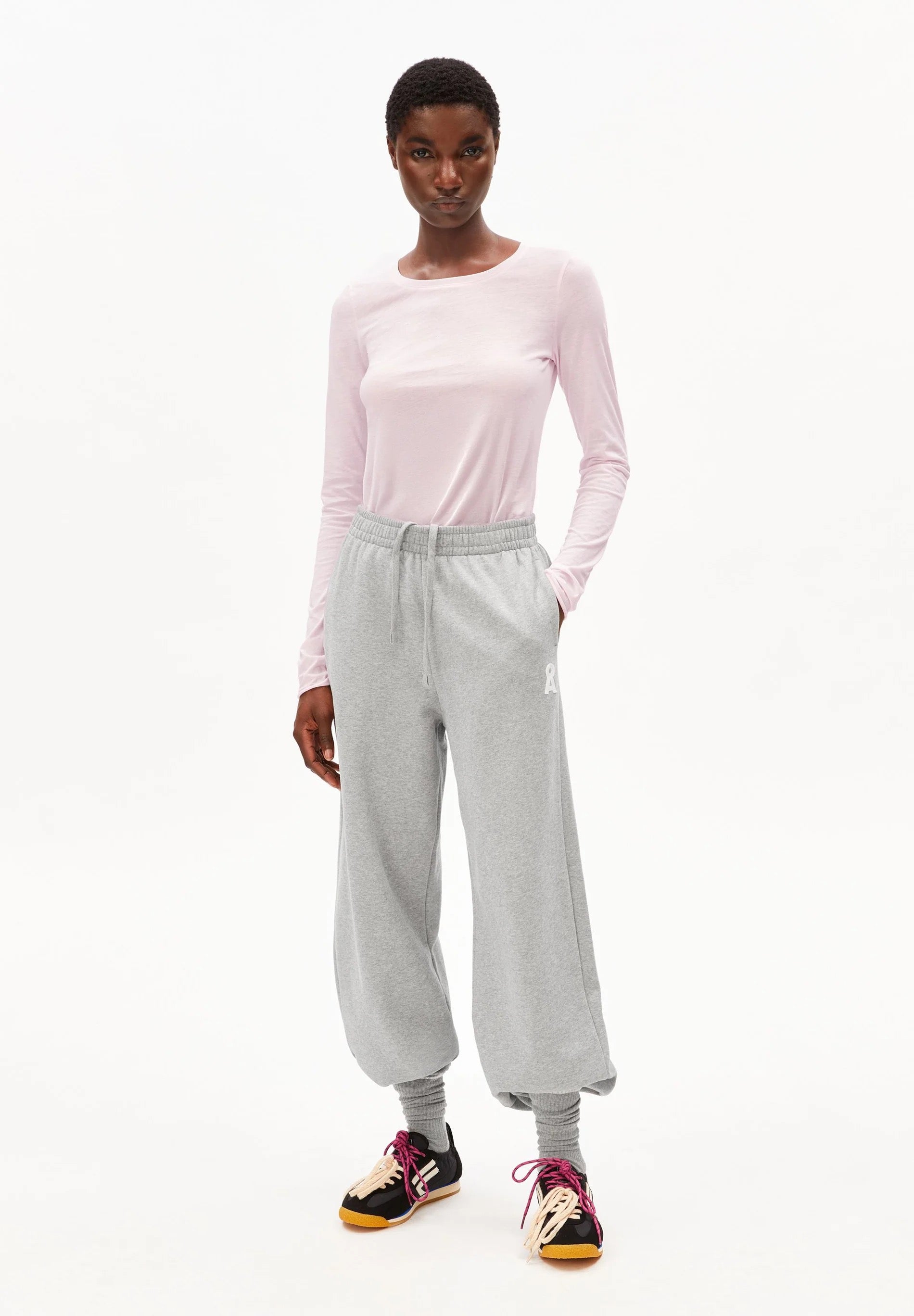 Einaara Soft Long Sleeve T Shirt - Pink Mist