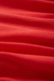 Carefree Organic Garment Dyed Perfect Tee - Crimson