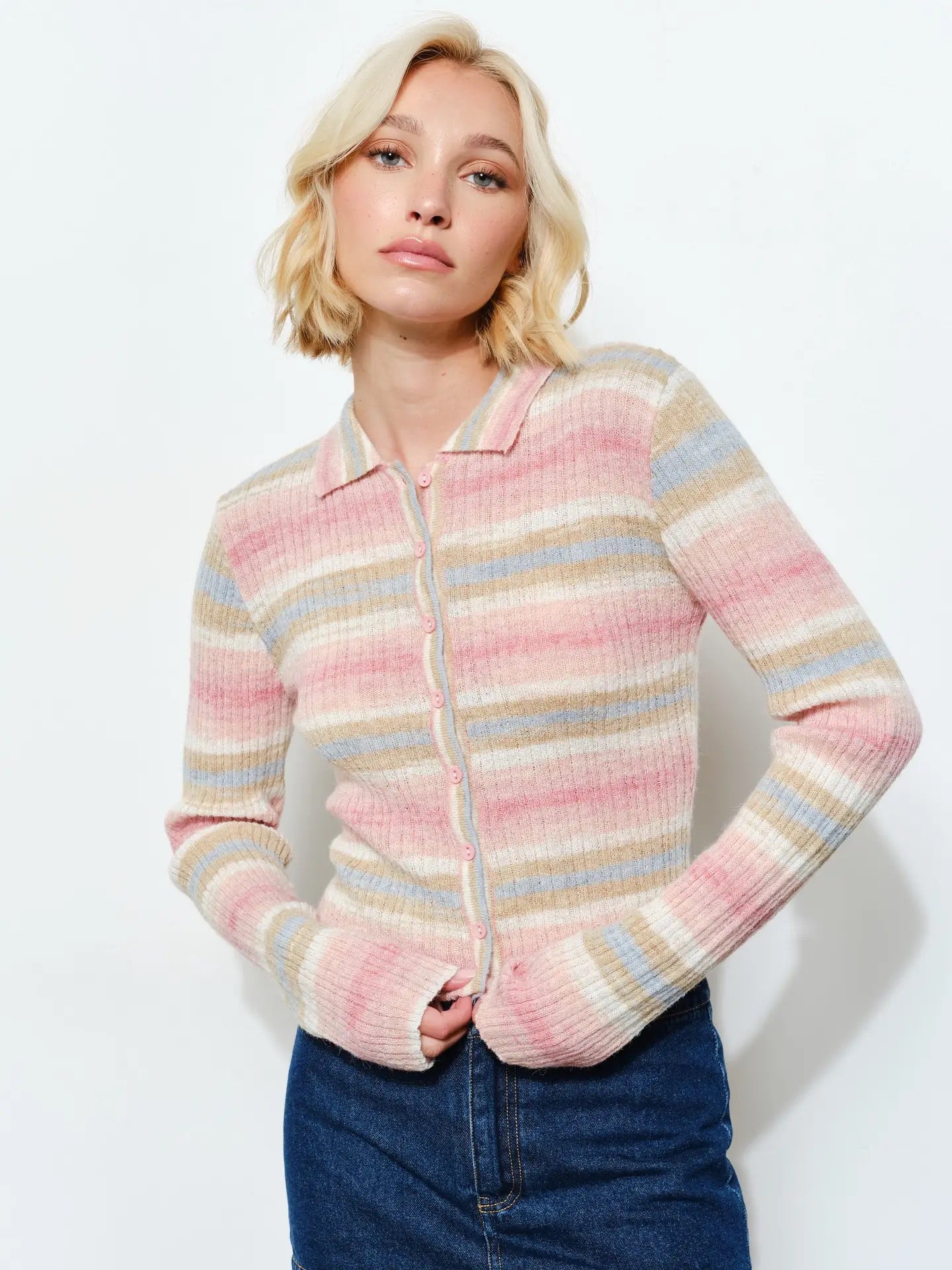 Alison Ribbed Polo