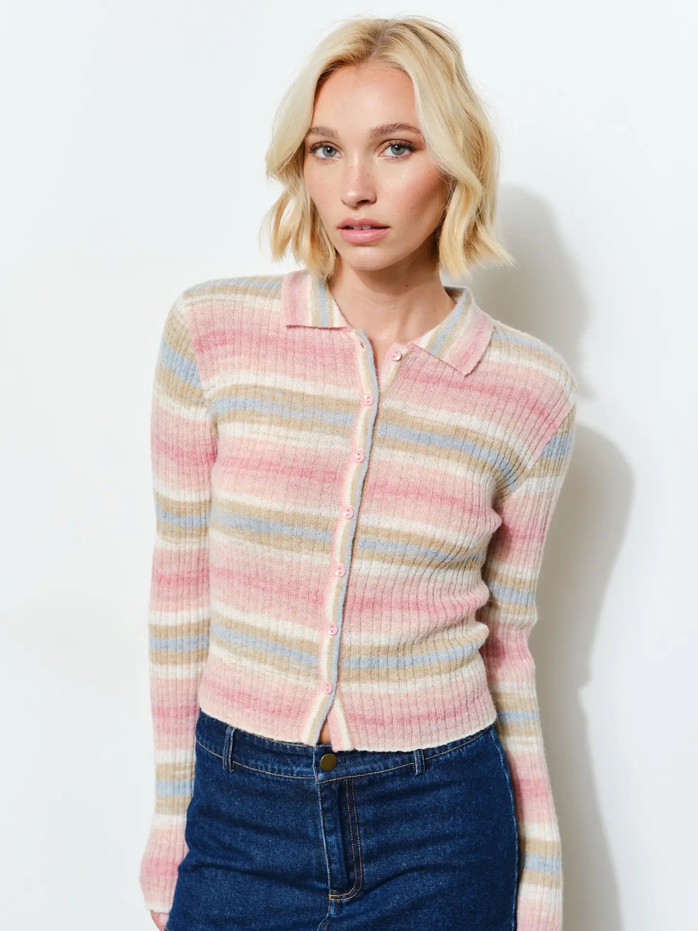 Alison Ribbed Polo