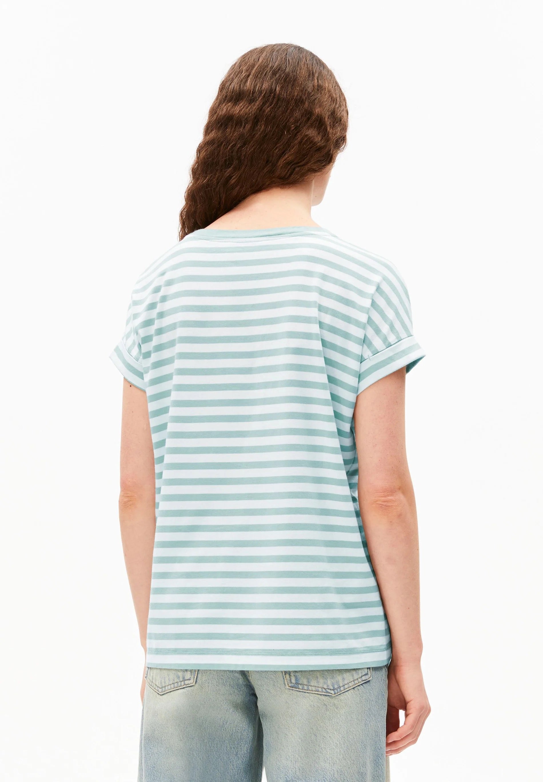Idaara Stripes T Shirt - White/Foam