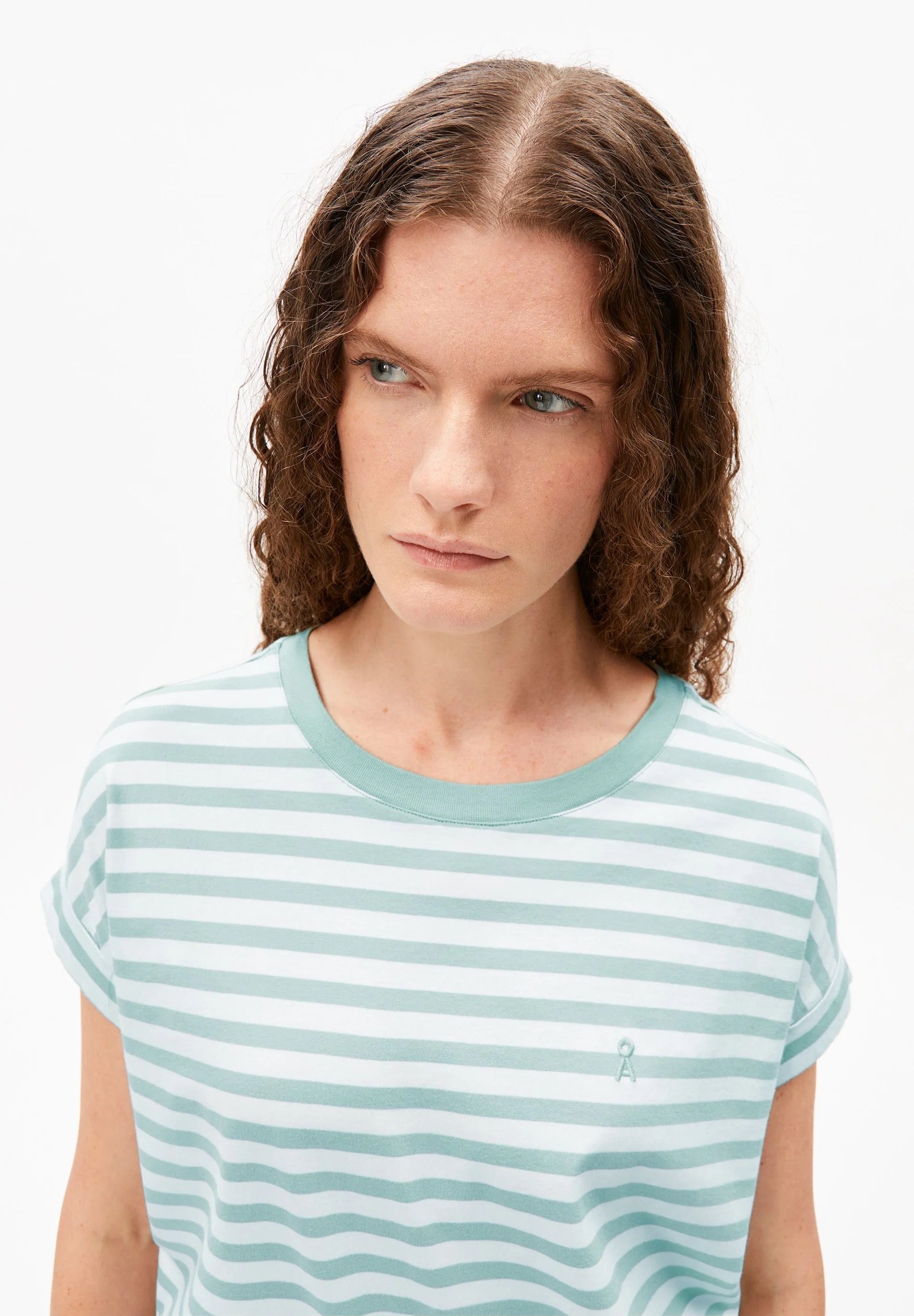 Idaara Stripes T Shirt - White/Foam