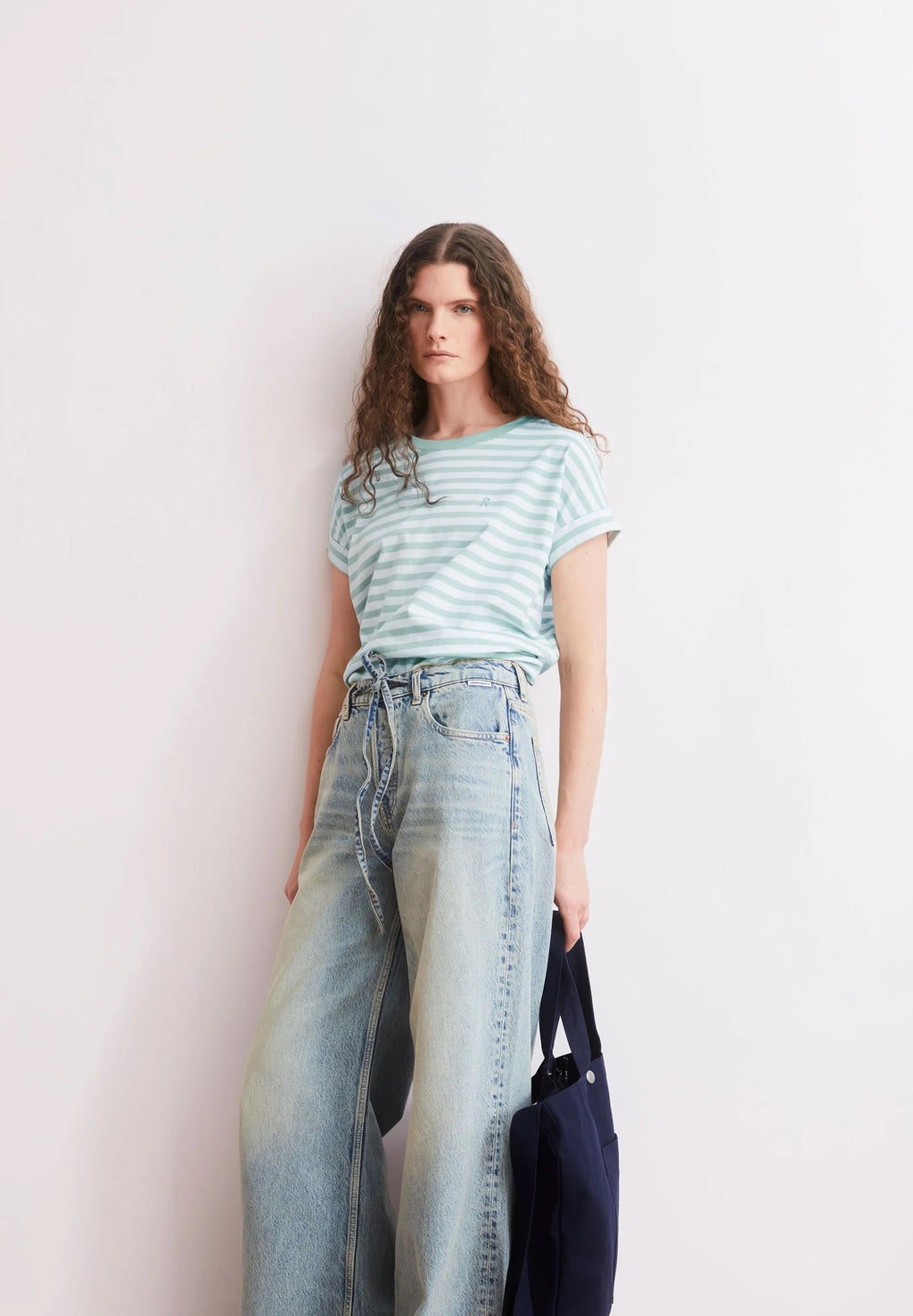 Idaara Stripes T Shirt - White/Foam