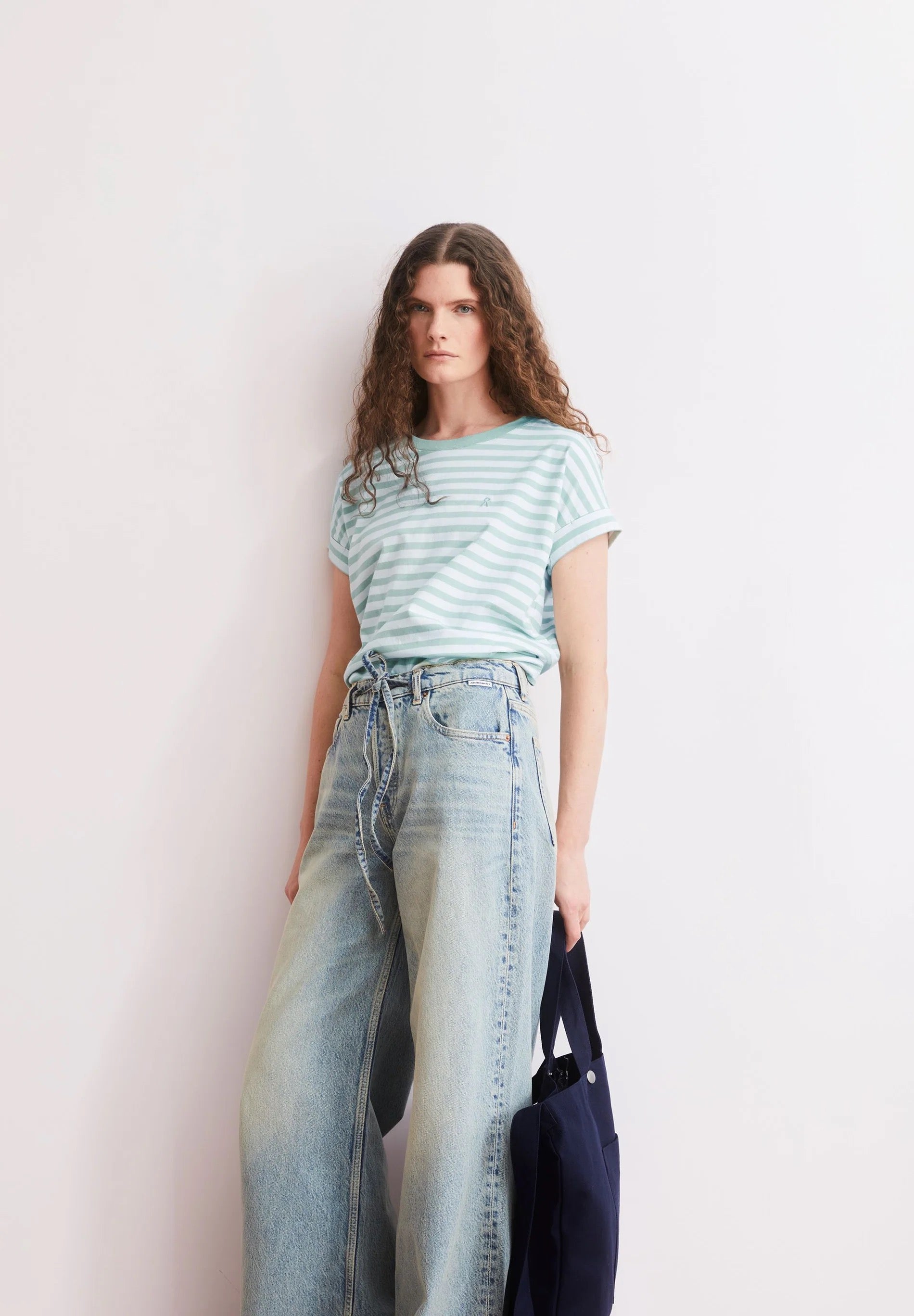 Idaara Stripes T Shirt - White/Foam