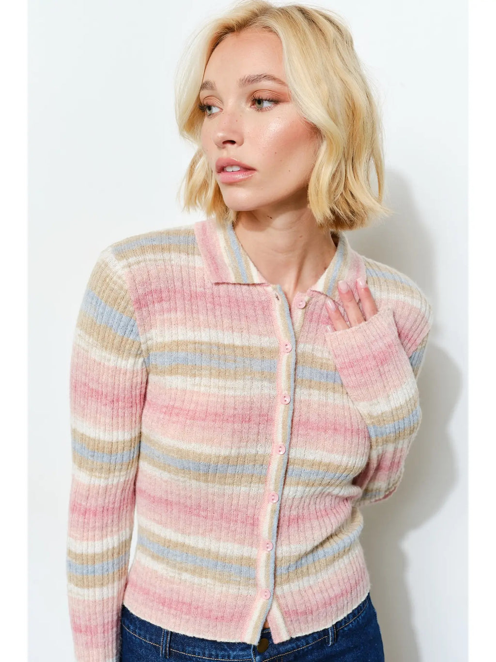 Alison Ribbed Polo