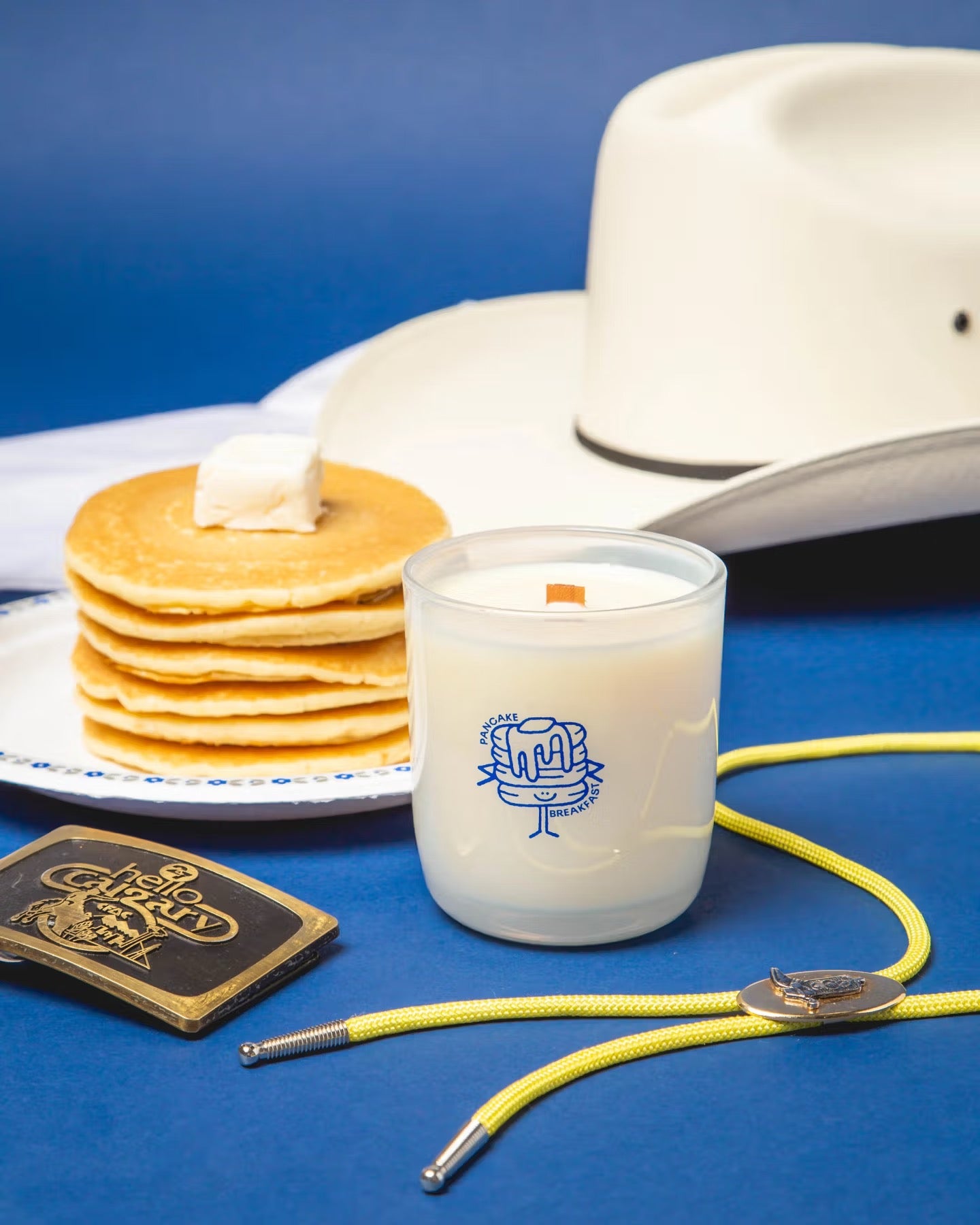 Pancake Breakfast Candle