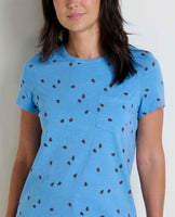 Primo T Shirt - Blue Jay Ladybug Print