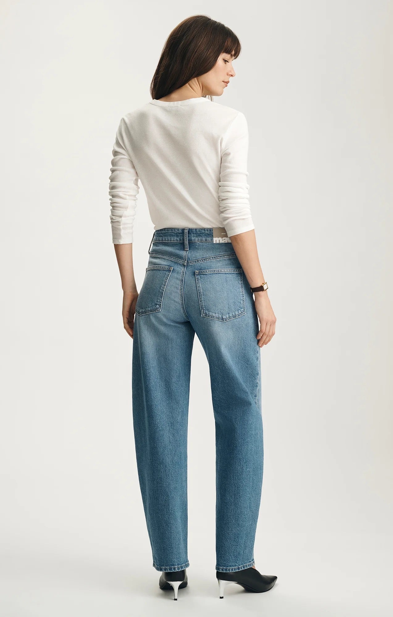 Nica Barrel Jean - Light Brushed Classic