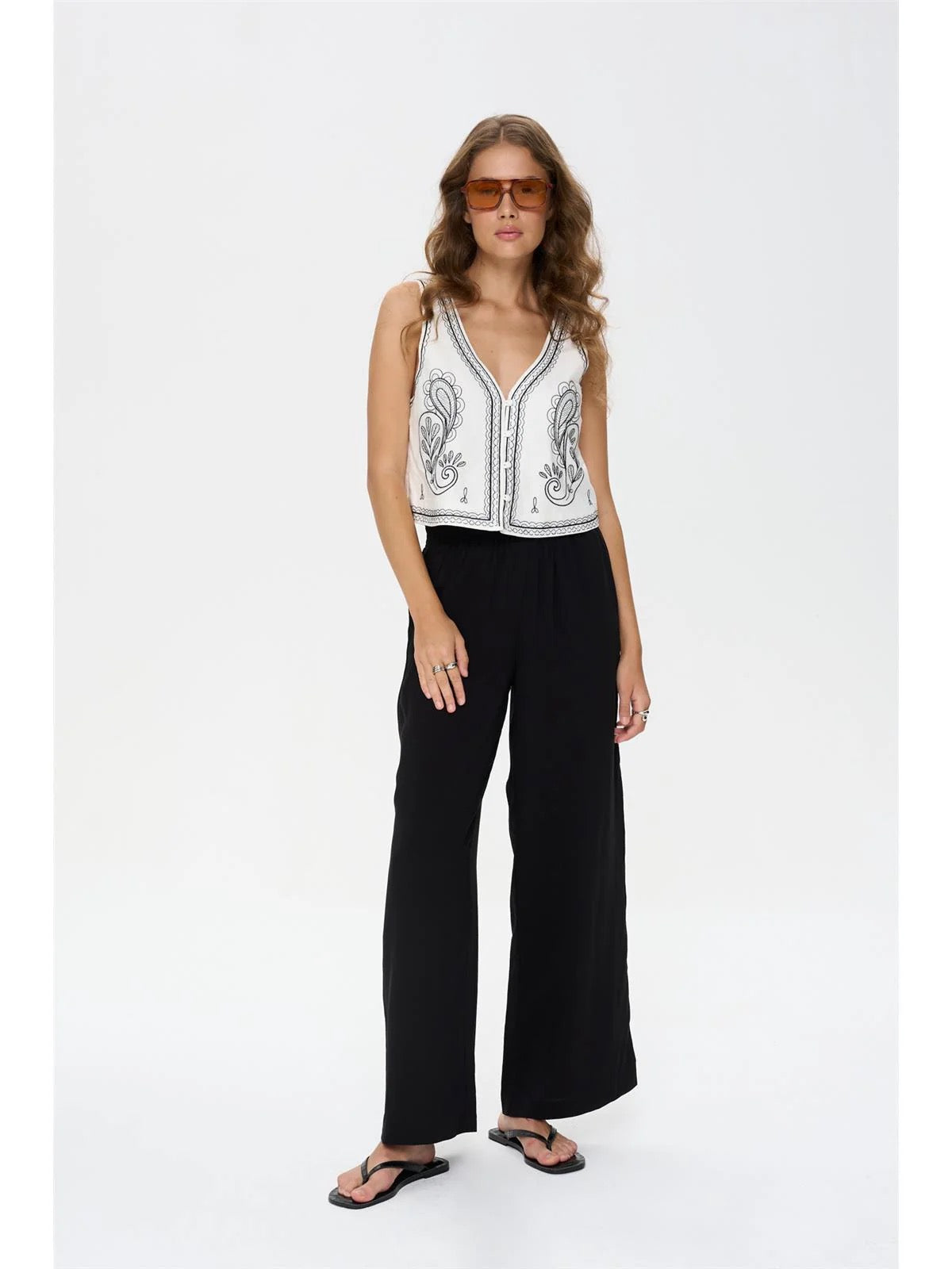 Embroidered Vest