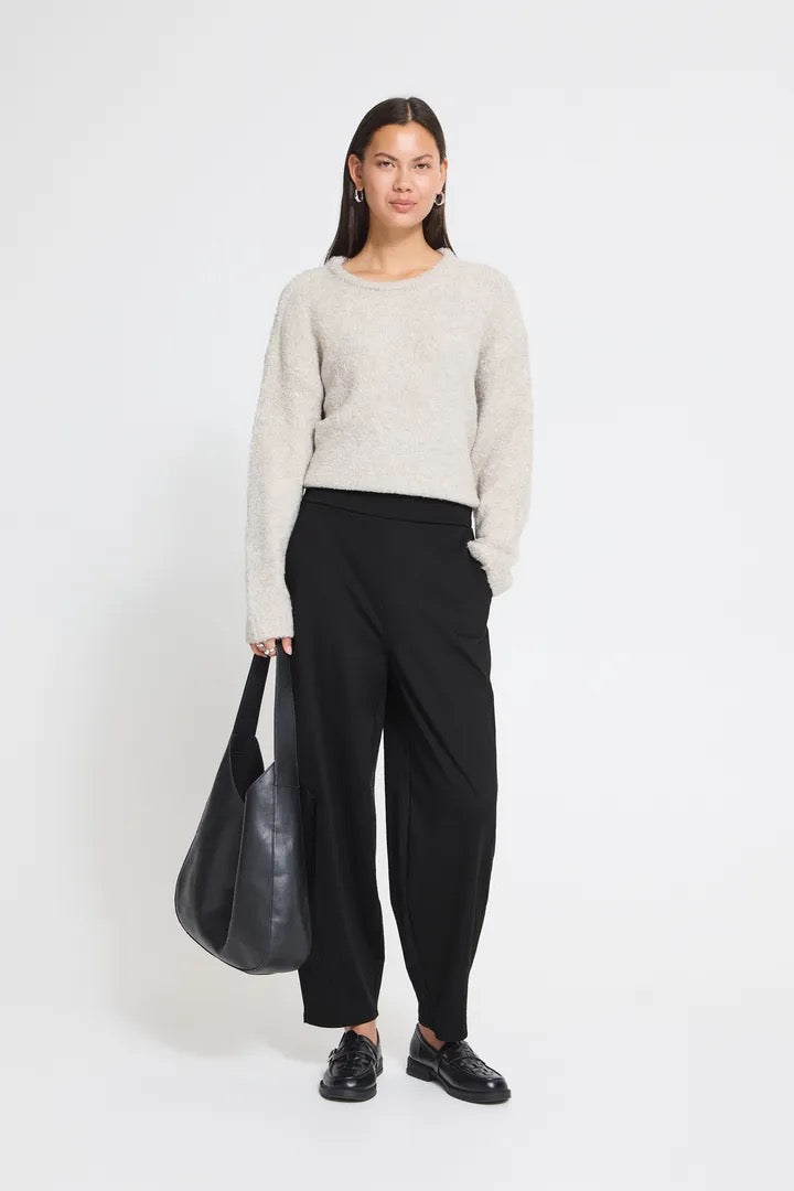 Kate Barrel Pant - Black