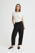 Linno Barrel Pant - Black