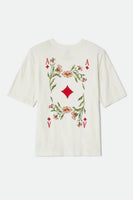 Botanical Ace Oversized BF Tee - Off White