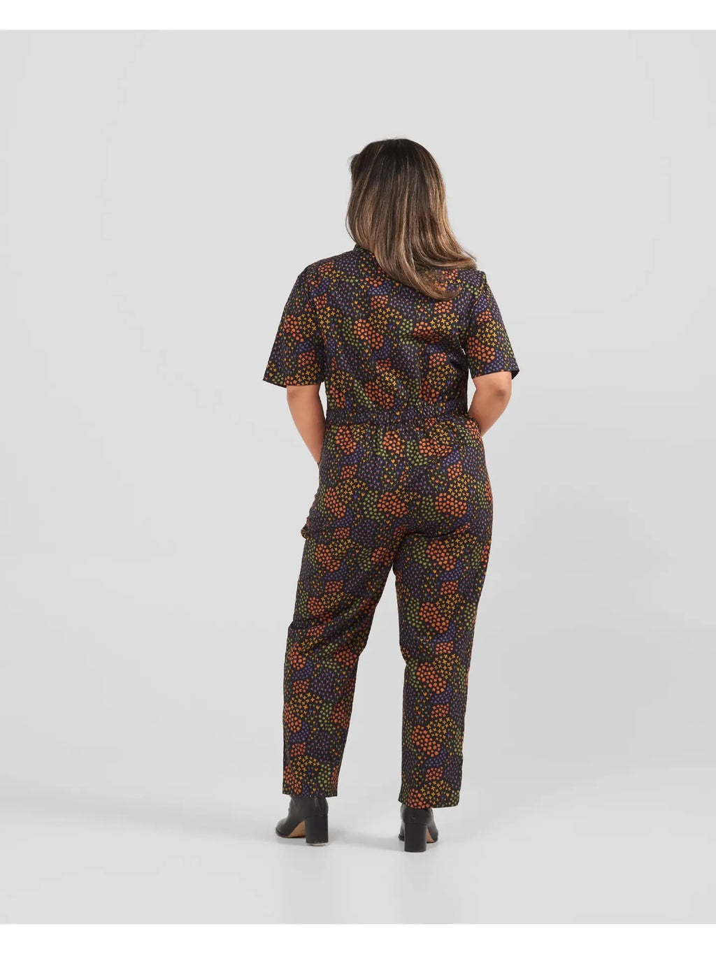 Micro Floral Field Jumpsuit