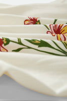 Botanical Ace Oversized BF Tee - Off White