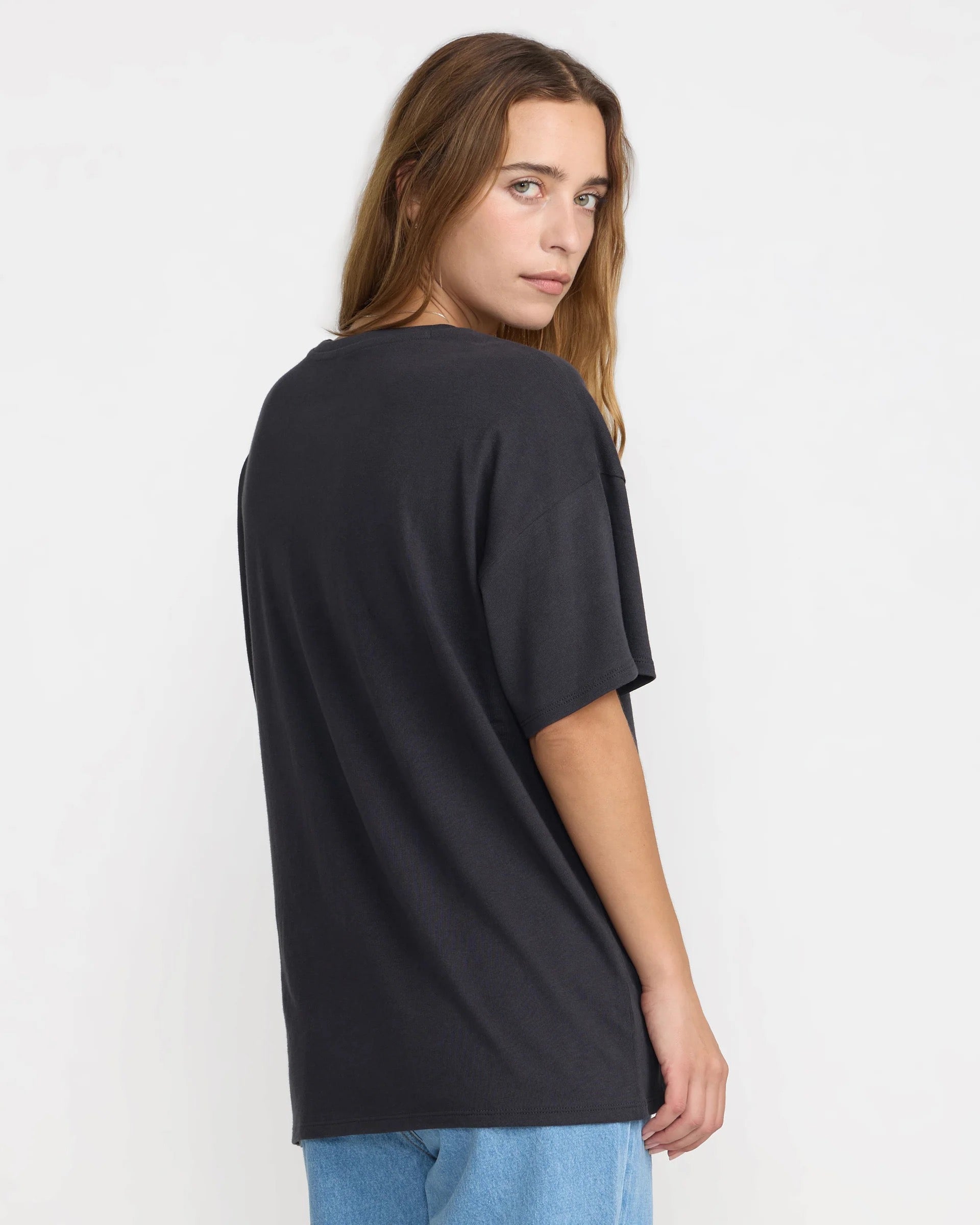 Desert Sands Oversized Tee - Washed Black