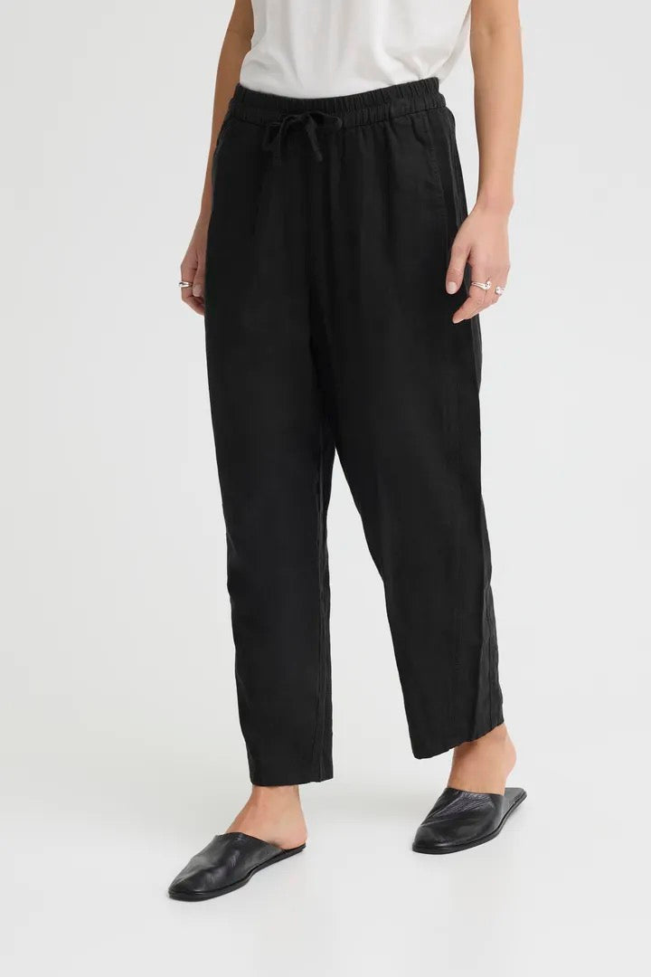 Linno Barrel Pant - Black