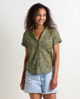 Camp Cove Short Sleeve Shirt - North Shore Block Print