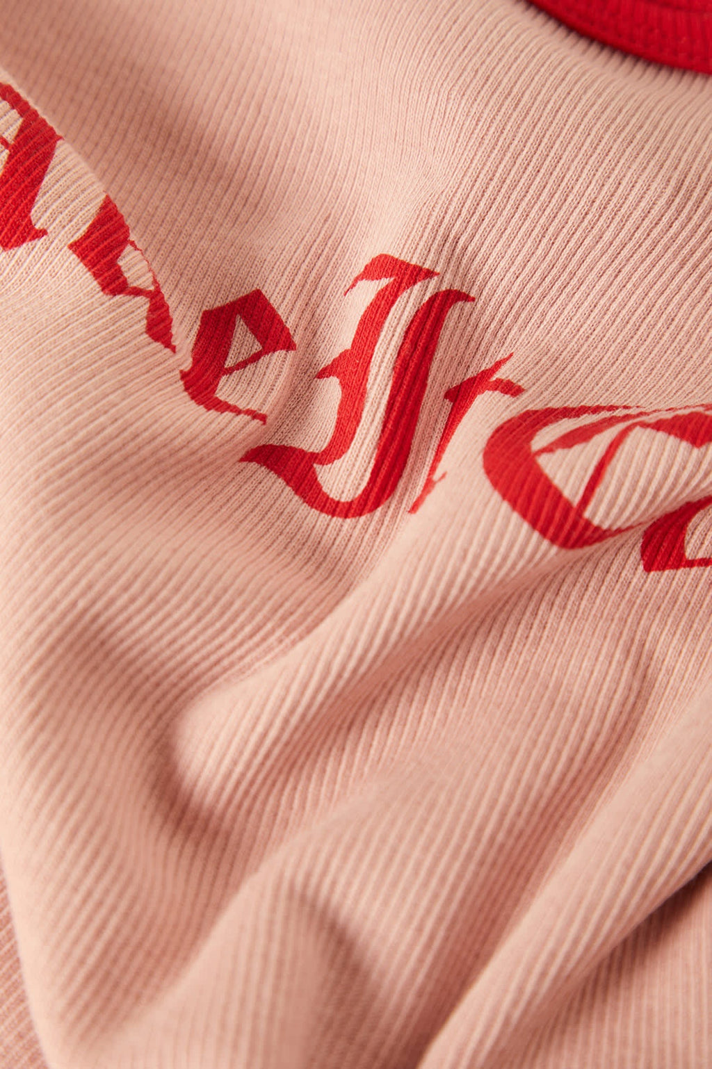 Take It Easy Ringer A Tank - Silver Pink
