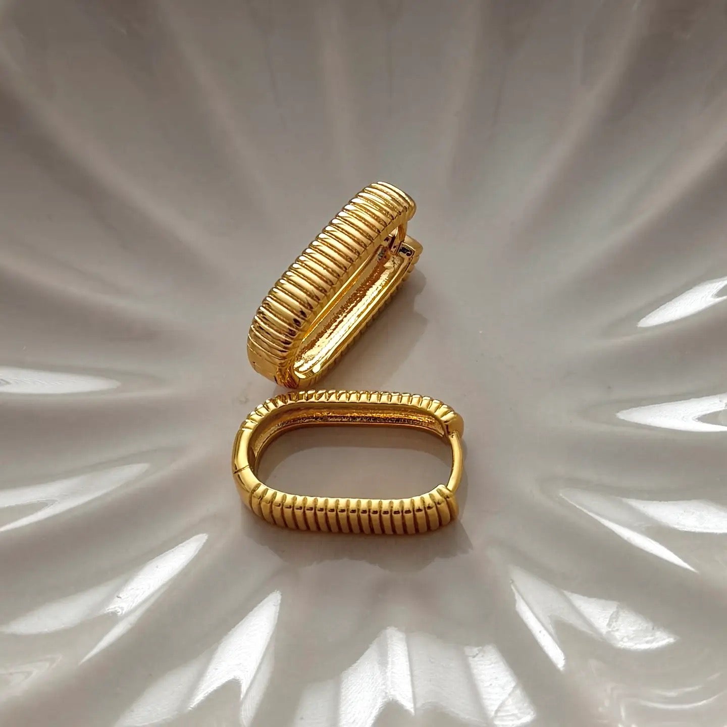 Small Ray Ribbed 2.0 Earring