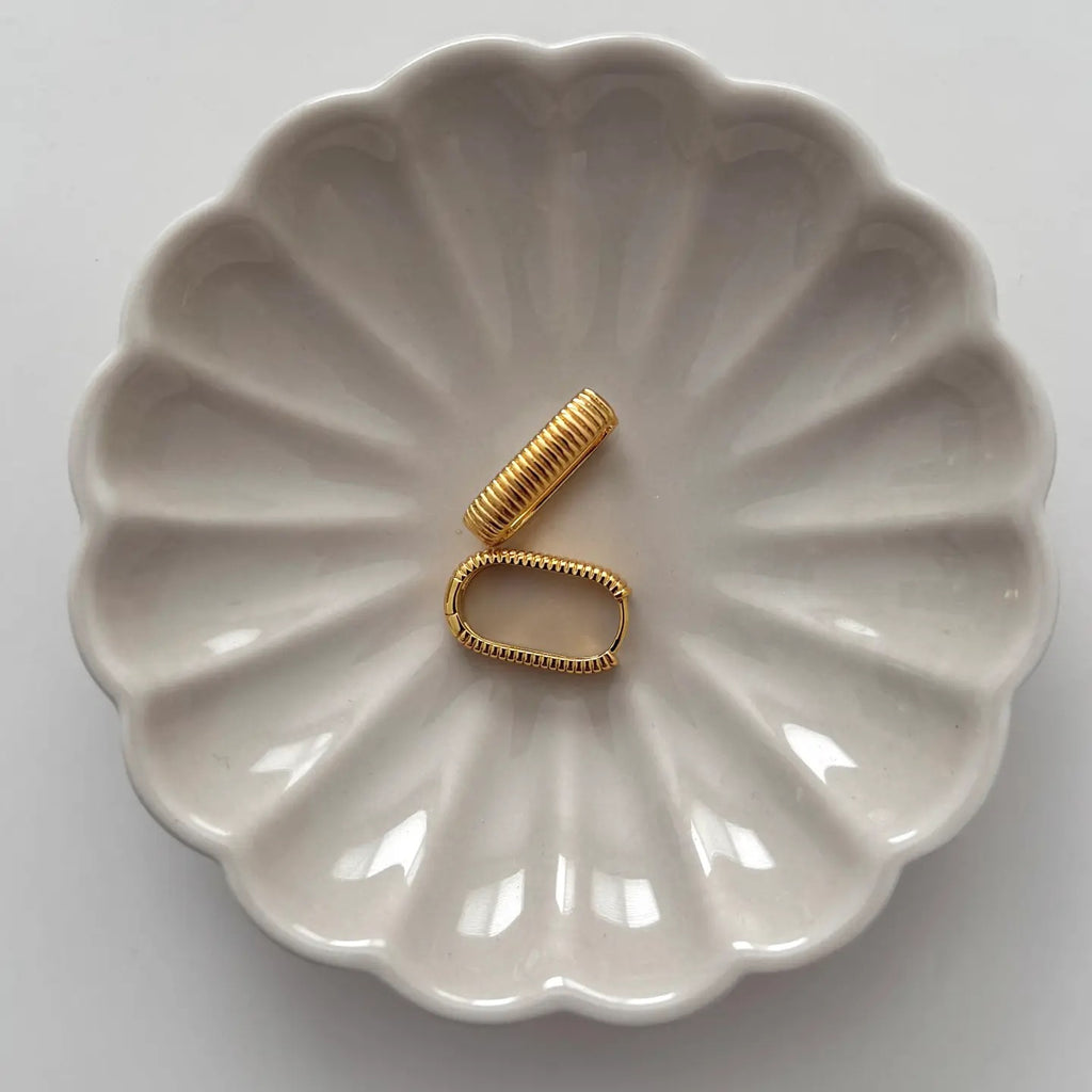 Small Ray Ribbed 2.0 Earring
