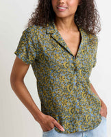 Camp Cove Short Sleeve Shirt - North Shore Block Print