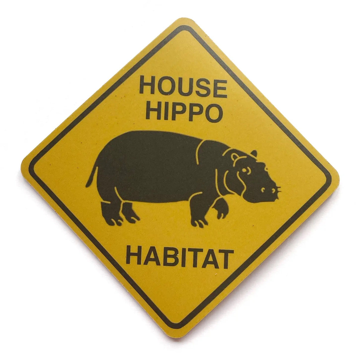 House Hippo Habitat Magnet