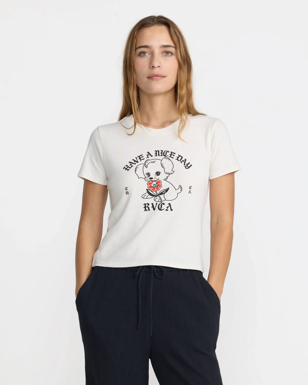 Nice Day Shrunken Tee - Cloud