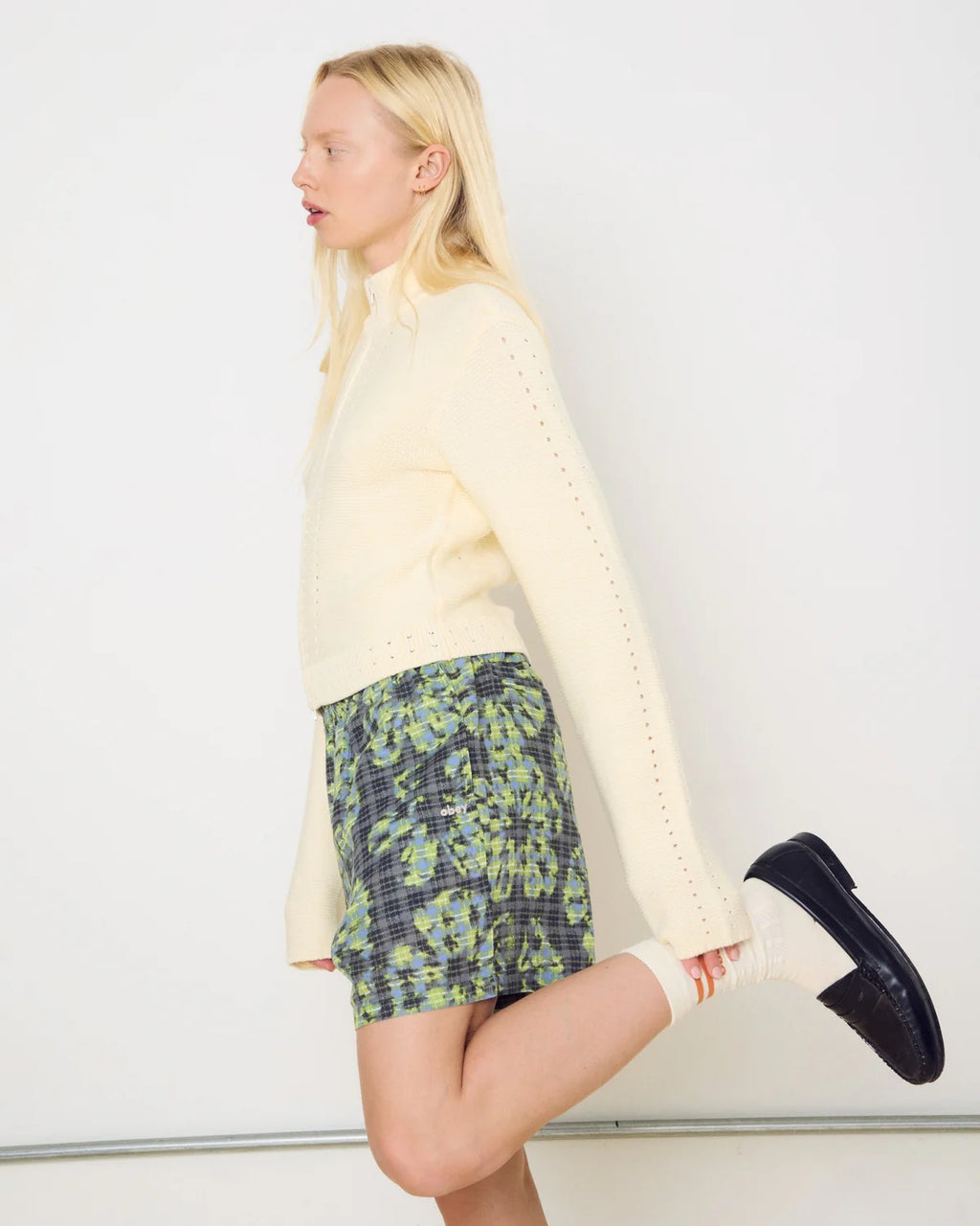 Odi Plaid Short - Charcoal Multi