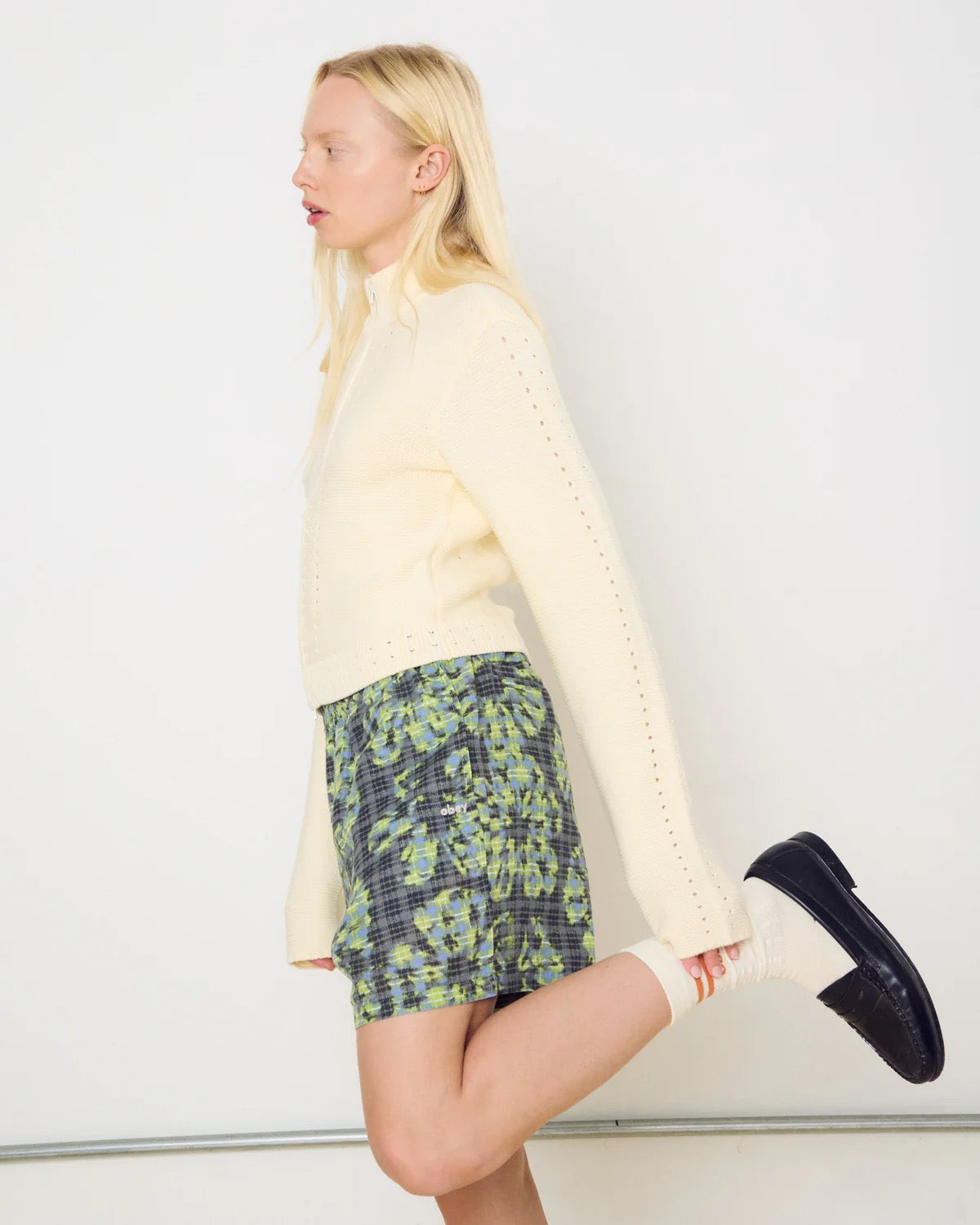 Odi Plaid Short - Charcoal Multi