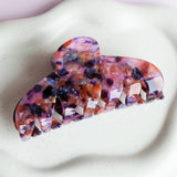 The Agatha Hair Clip - Plum