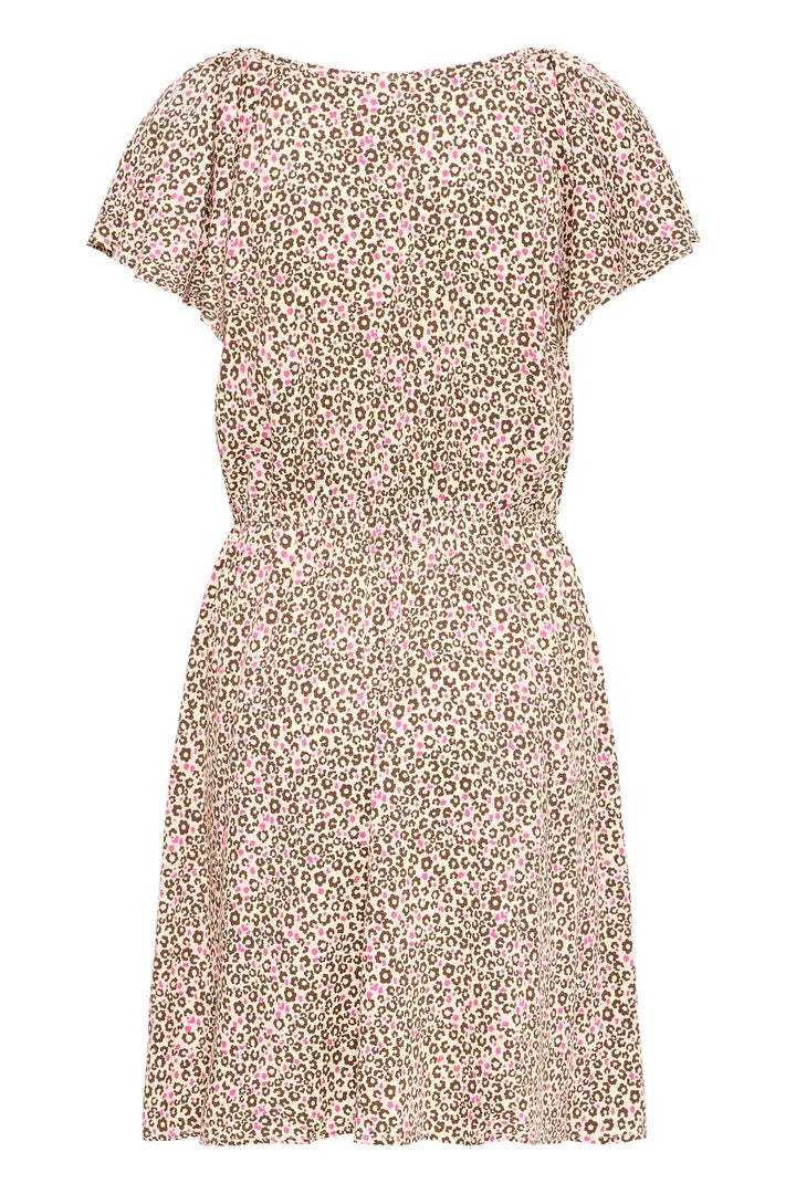 Aya Dress 9 - Beige/Pink